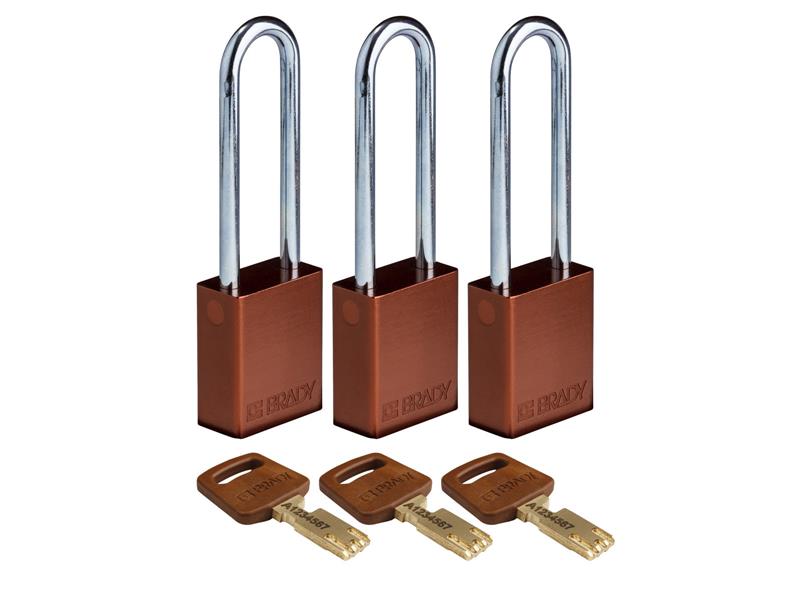 BRADY ALU-BRN-76ST-KA3PK