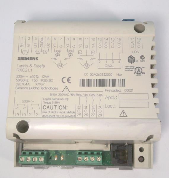 SIEMENS RXC21.1
