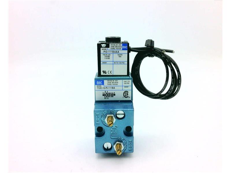MAC VALVES INC 712C-12-PI-111BA