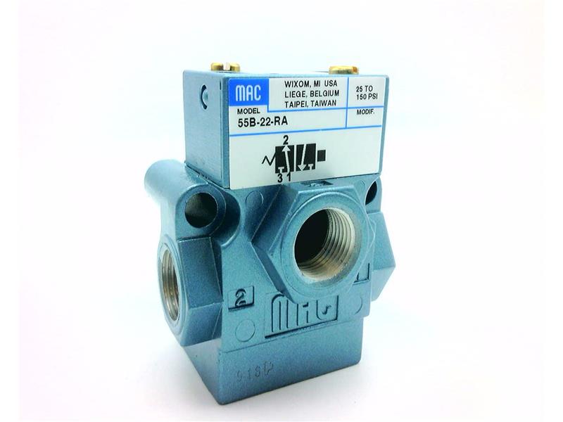 MAC VALVES INC 55B-22-RA