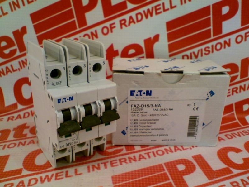 EATON CORPORATION FAZ-D15/3-NA-15AMP