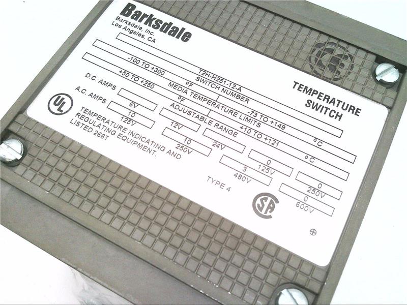 BARKSDALE T2H-H251-12-A