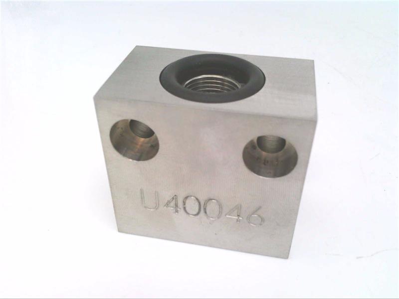 EFECTOR FLOW BLOCK, SS, 1/8-M12-U40046