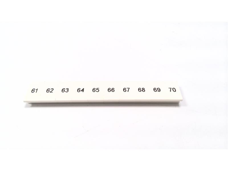 PHOENIX CONTACT ZB 6 LGS:FORTL.ZAHLEN 61-70