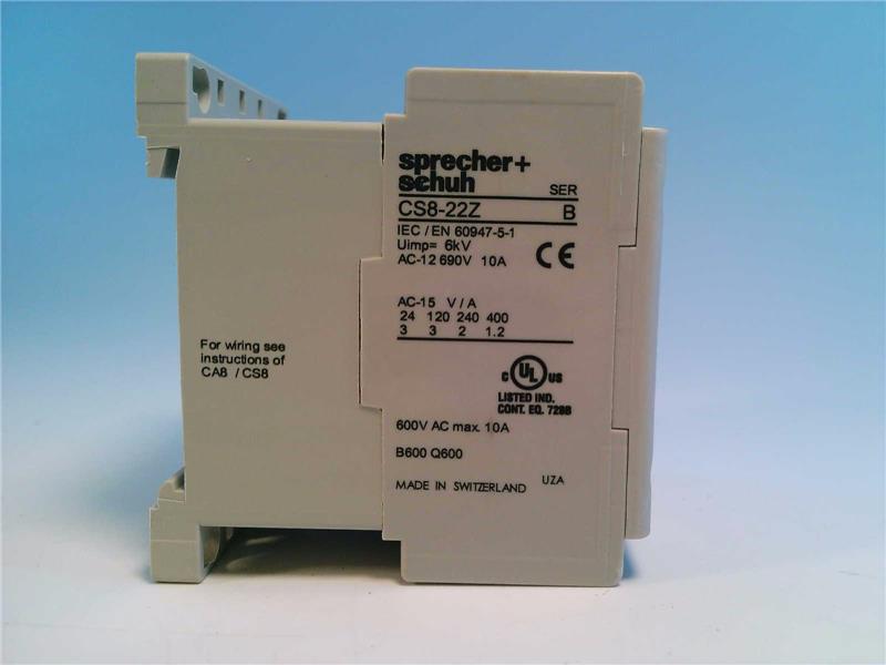 SPRECHER & SCHUH CS8-22Z-110V50/120V60HZ