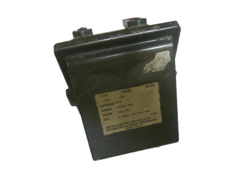 UNITED ELECTRIC J400-164-1500
