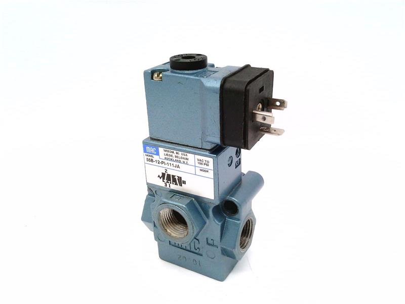 MAC VALVES INC 55B-12-PI-111JJ