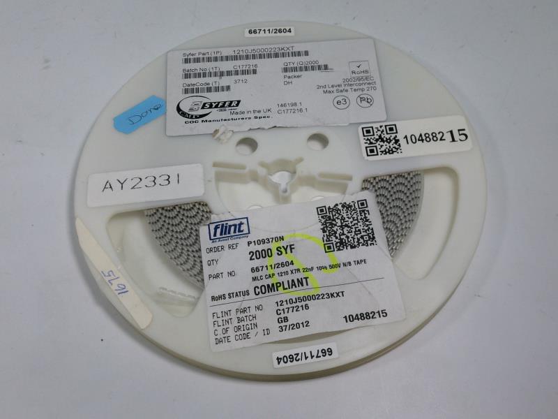 1210J5000223KXT by KNOWLES ELECTRONICS