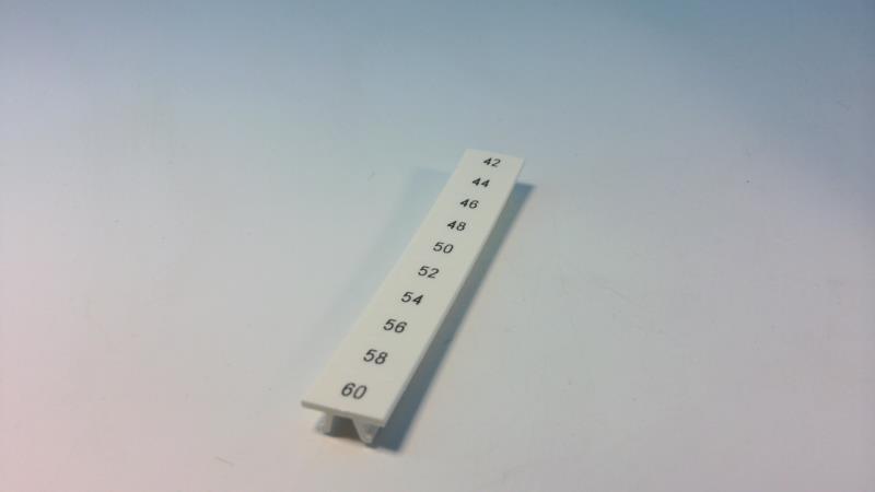 PHOENIX CONTACT ZB 6,QR:GERADE ZAHLEN 42-60