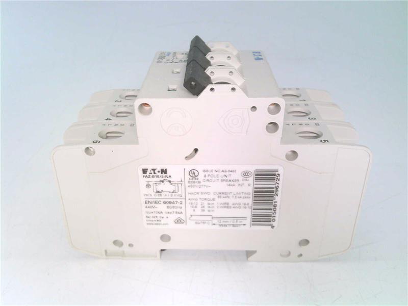 EATON CORPORATION FAZ-B15/3-NA
