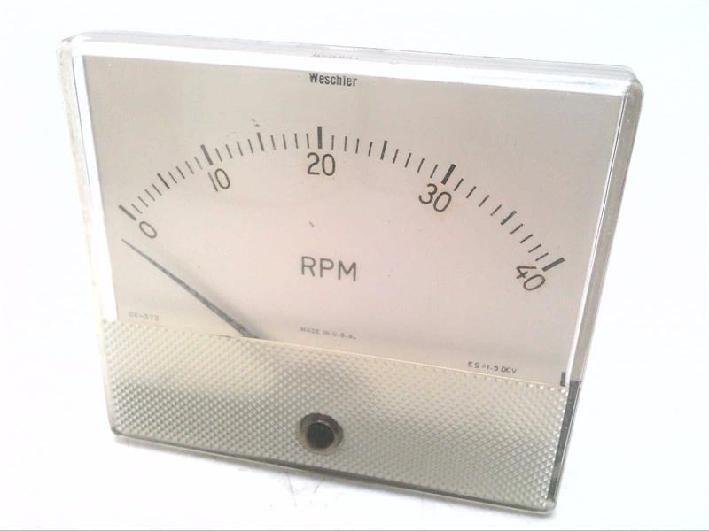 WESCHLER GX372 (0-40 RPM)
