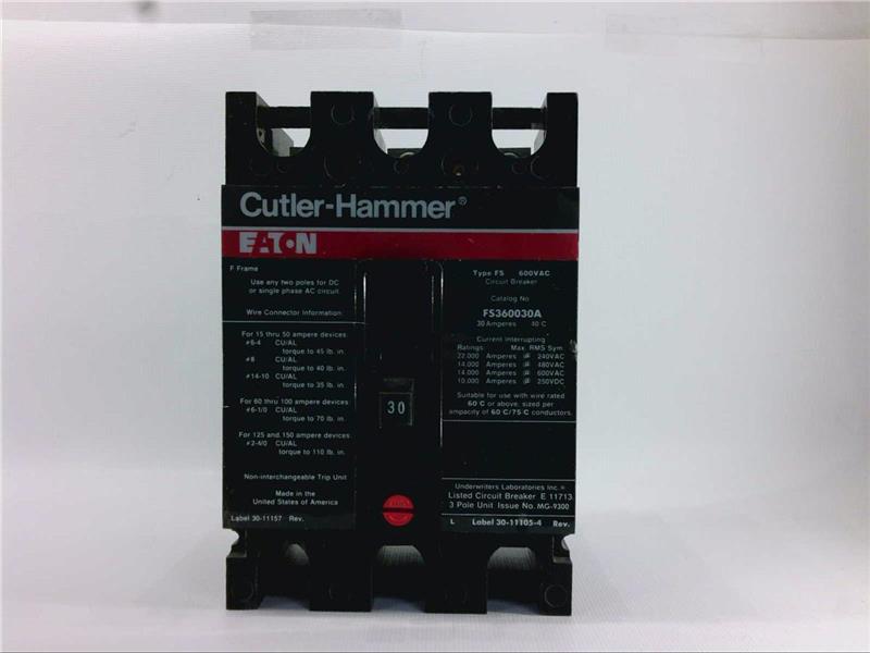 EATON CORPORATION FS360030A