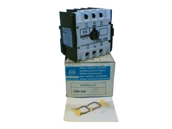 GENERAL ELECTRIC CBA-1DB-21