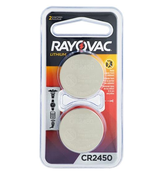 RAYOVAC KECR2450-2G 