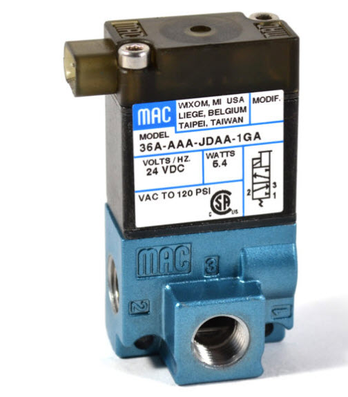 MAC VALVES INC 36A-B00-JDAA-1GE