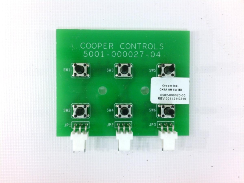 COOPER CONTROLS 0502-000020-00