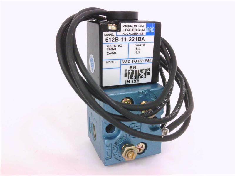 MAC VALVES INC 612B-11-221BA