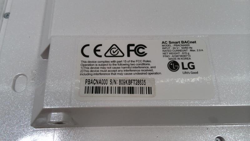LG INDUSTRIAL SYSTEMS PBACNA000