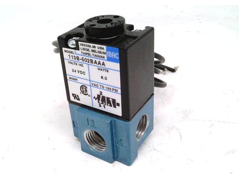 MAC VALVES INC 113B-502BAAA