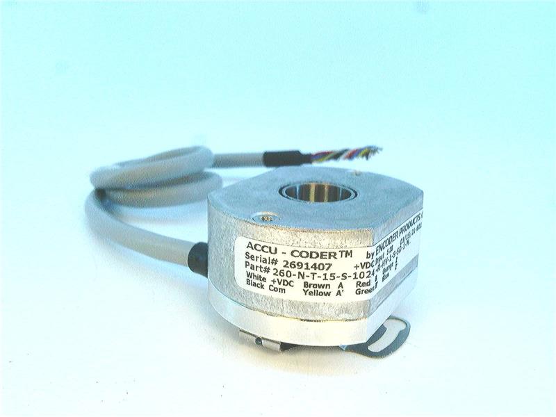 ENCODER PRODUCTS 260-N-T-15-S-1024-R-HV-1-S-SD-1-N