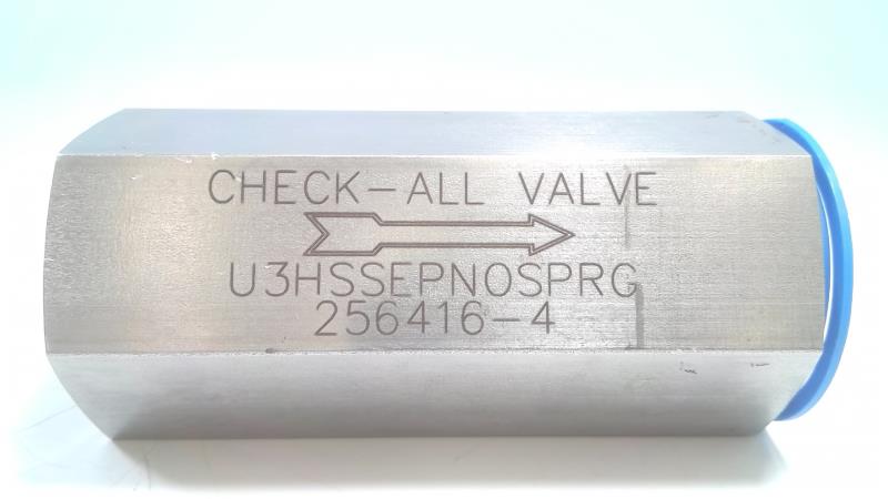 CHECK ALL VALVES U3HSSEPNOSPRG