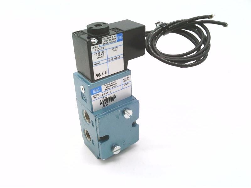 MAC VALVES INC 711C-12-PI-112CA