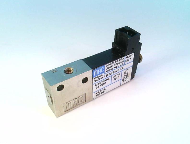MAC VALVES INC 34C-AAB-GFEA-1KA