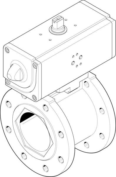 FESTO VZBC-80-FF-16-22-F07-V4V4T-PP180-R-90-C