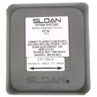 SLOAN VALVE CO ETF-735-A