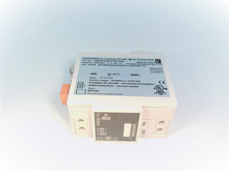INVENSYS TE10A/16A/200V/0V10/PA/ENG/-/-/NOFUSE/-//00