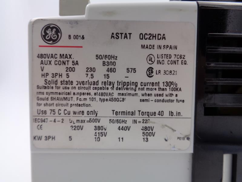 GENERAL ELECTRIC QC2HDA