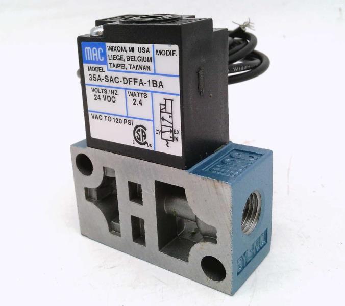 MAC VALVES INC 35A-SAC-DFFA-1BA