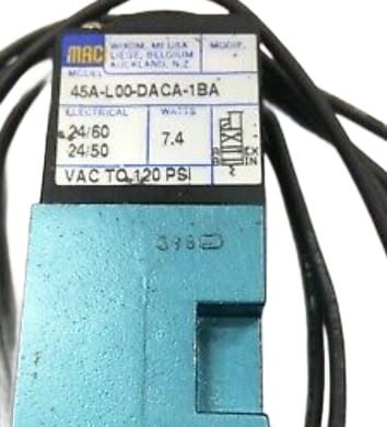 MAC VALVES INC 45A-L00-DACA-1BA