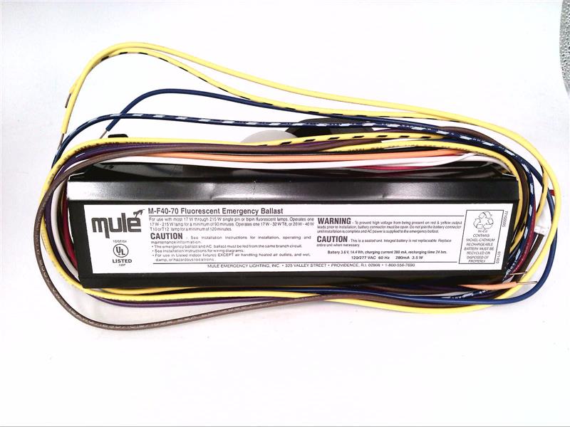 MULE LIGHTING INC M-F40-70