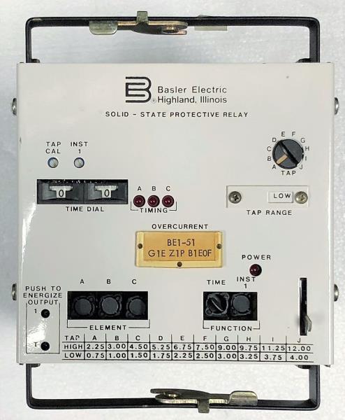 BASLER ELECTRIC BE1-51/G1E-Z1P-B1E0F