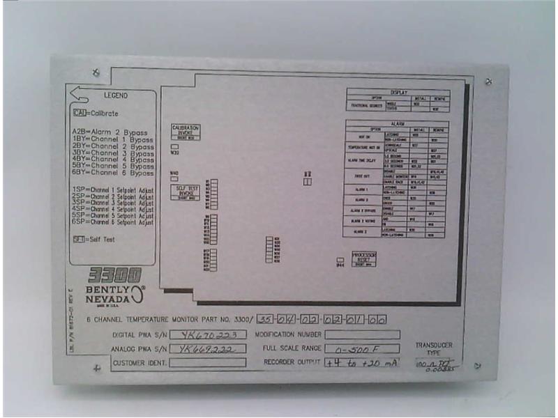 GENERAL ELECTRIC 3300-35-04-02-02-01-00