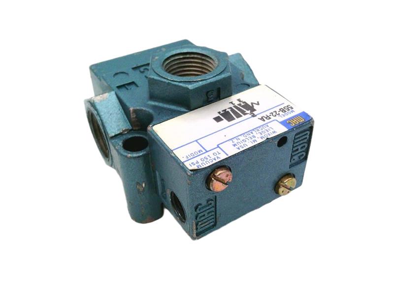MAC VALVES INC 55B-22-RA