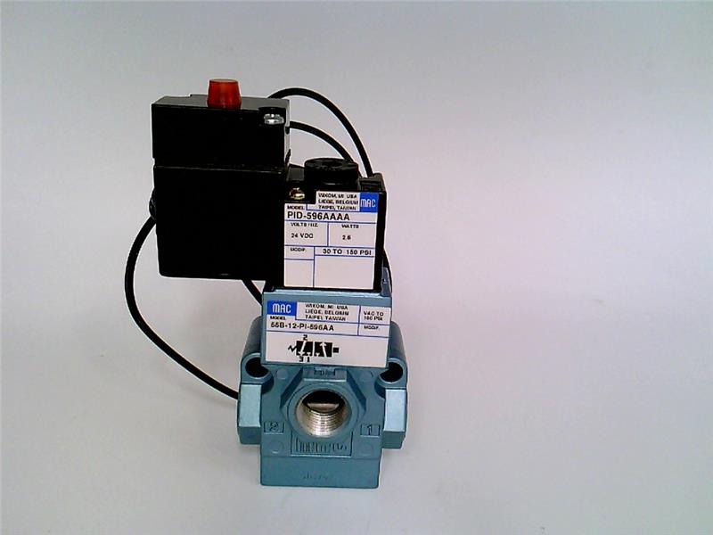 MAC VALVES INC 55B-12-PI-596AA
