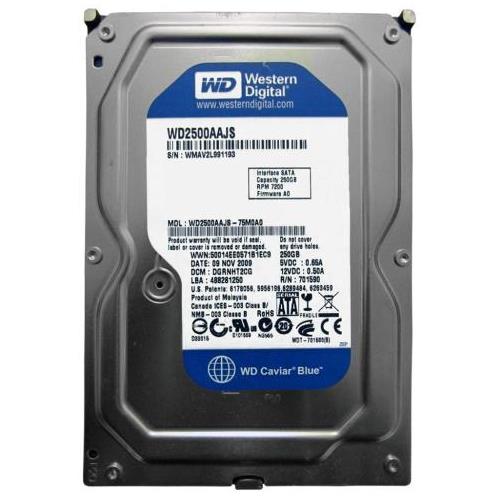 WESTERN DIGITAL WD2500AAJS-75M0A0