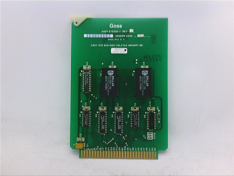 GOSS INTERNATIONAL E15359-1