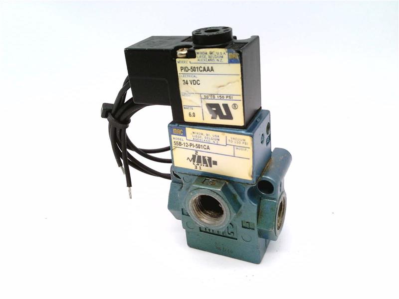 MAC VALVES INC 55B-12-PI-501CA