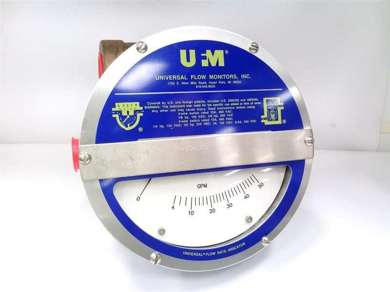 UNIVERSAL FLOW MONITORS WVM50GM-16-R1WR-ST-15D