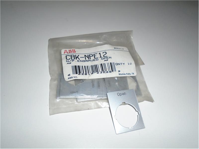 ASEA BROWN BOVERI CBK-NPE12