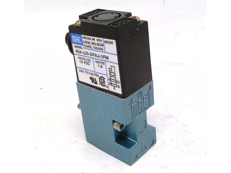 MAC VALVES INC 45A-L00-DFAJ-0FM