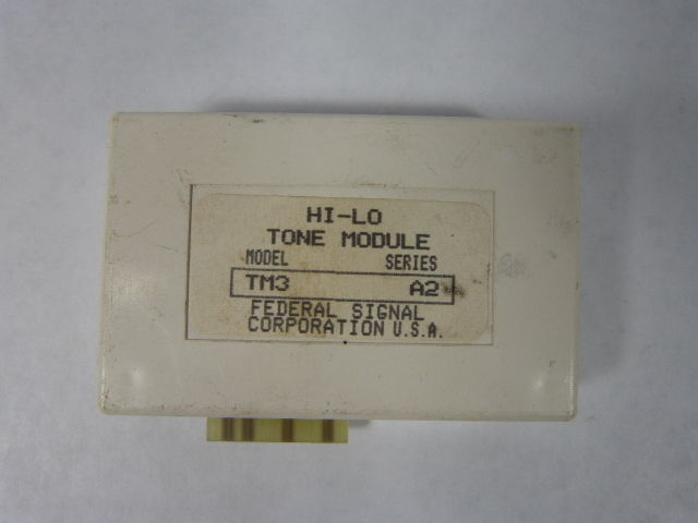 FEDERAL SIGNAL TM3