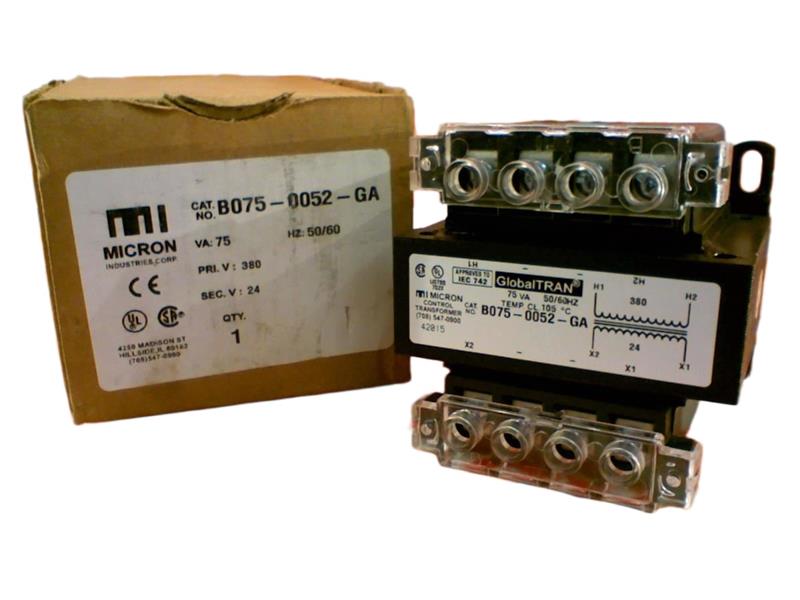 B075-0052-GA by MICRON INDUSTRIES CORPORATION