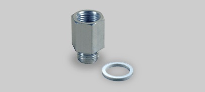 EFECTOR G1/8 BSPP TO 1/8" NPT, ZINC WITH VITON O-U60102