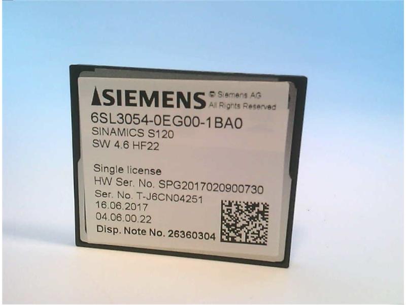 SIEMENS 6SL30540EG001BA0