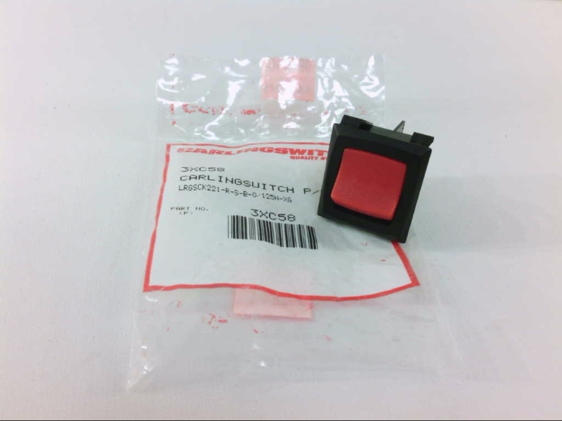 CARLING SWITCH LRGSCK221-R-S-B-0/125N-XG