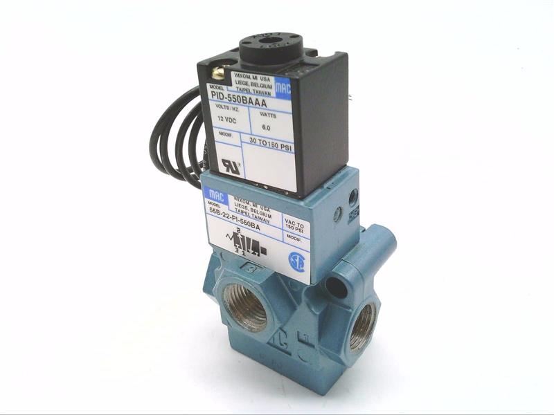 MAC VALVES INC 55B-22-PI-550BA